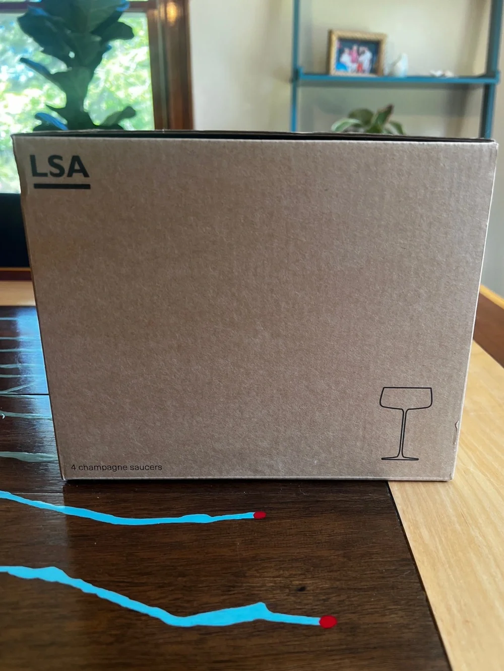 LSA Metropolitan Champagne and cocktail glasses
